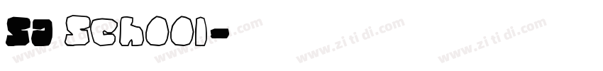 SA school字体转换